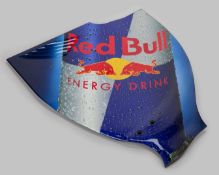 Sebastian Vettel 2010 Red Bull Racing RB6 Race Used Rear Wing End Plate – Red Bull Can Livery