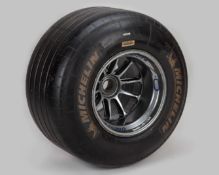 Williams 2003 FW25 Rear Wheel and Tyre (Michelin Groove Rear)