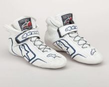 Paul di Resta Williams Martini Racing Test Used Boots - Alpine Stars