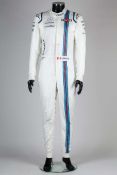 Lance Stroll 2017 Williams Martini Racing Race Used Race Suit