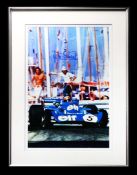 Sir Jackie Stewart 1973 Tyrrell Signed Presentation (Limited Edition of 50)