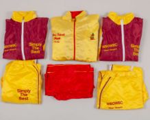 A group of Chris Eubank Sr. boxing outfits