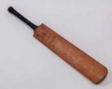 1934 Australia Cricket Tour autographed bat&nbsp;