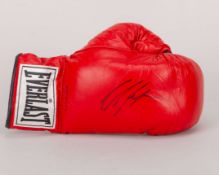 Boxing glove signed by Mike Tyson