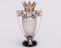 Paul Parker rare silver and silver-glit 1992-93 Premier League Champions trophy&nbsp;