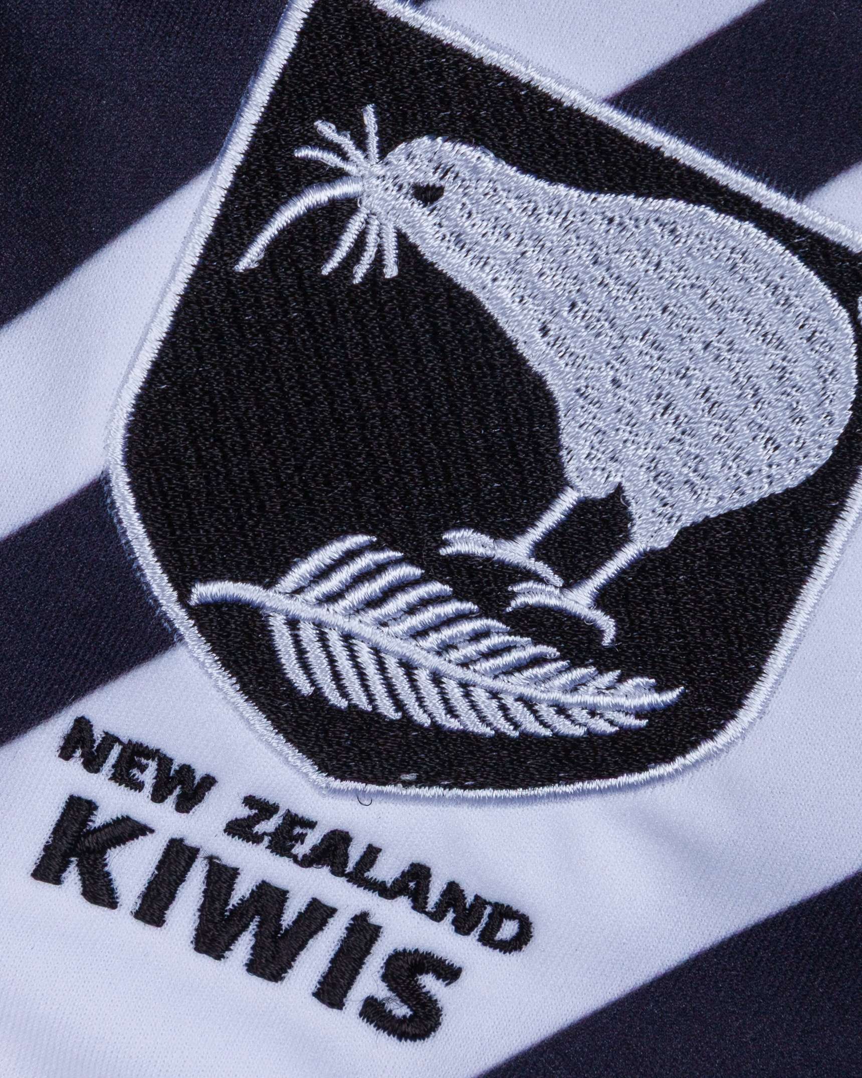 Two black and white New Zealand Rugby League autographed short-sleeved shirts - Image 6 of 8