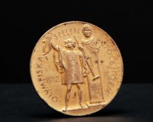 Joseph Dines a rare 1912 Olympic Football gold medal