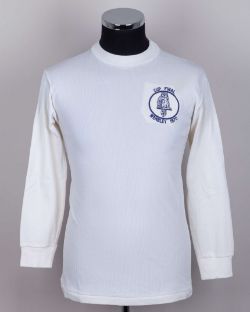 Johnny Giles white No.10 Leeds United v. Chelsea F.A.Cup final match worn shirt, 1970