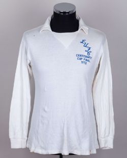 White No.10 Leeds United 1972 F.A.Cup Centenary Cup Final long-sleeved shirt&nbsp;
