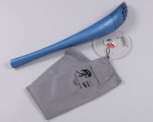 A Torino 2006 Winter Olympic Games torch, designed by Pininfarina of Torino