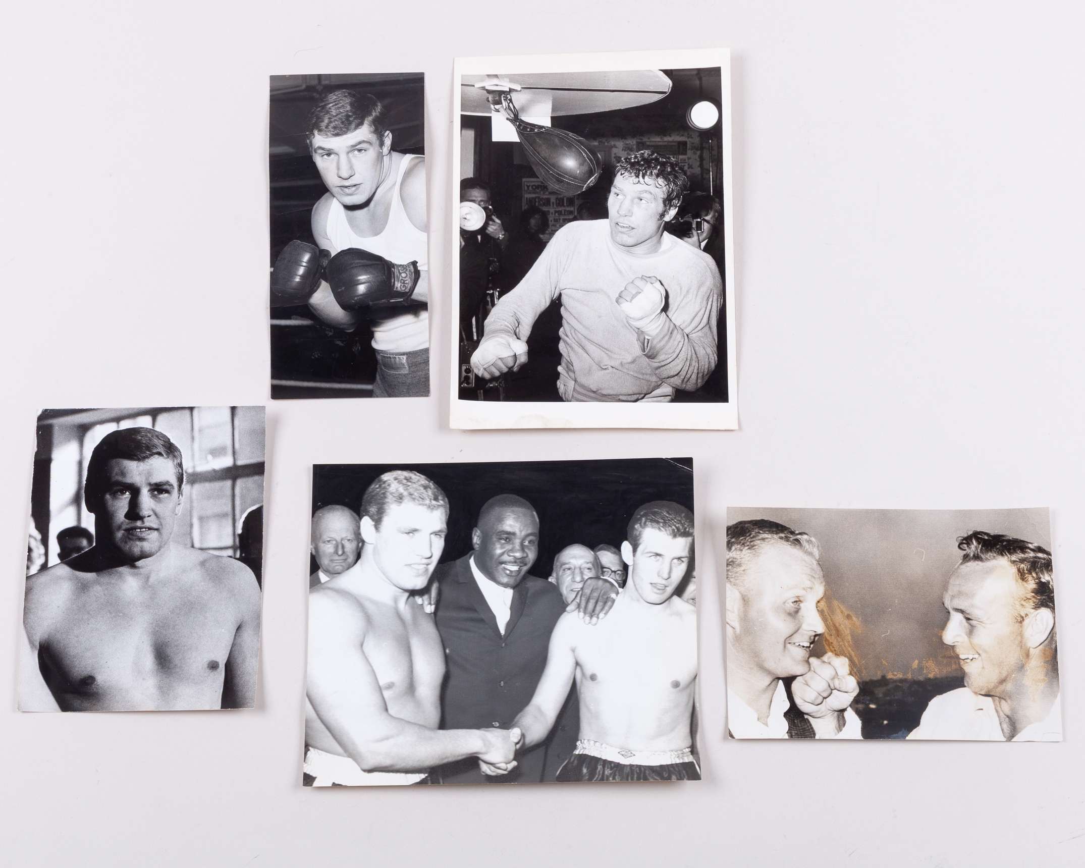 Arnold Palmer (Golf) & Billy Walker (Boxing) press photographs