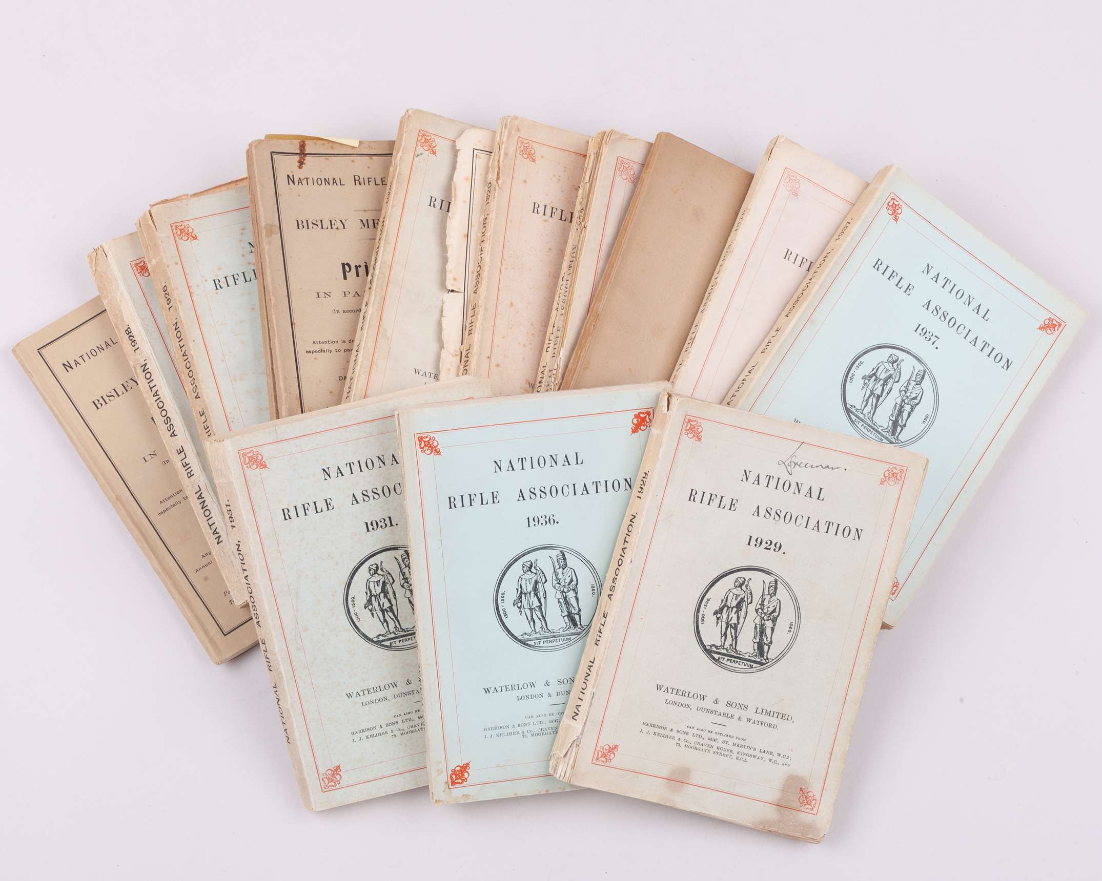 A large collection National Rifle Association Imperial Meeting books, 1872 to 2022&nbsp;