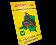 Rumble in the Jungle: a large on-site original poster&nbsp;