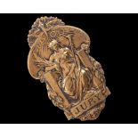The 1900 Olympic Games, Paris: a rare gilt Olympic juror's identification badge