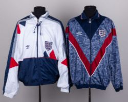 Two England tracksuits top