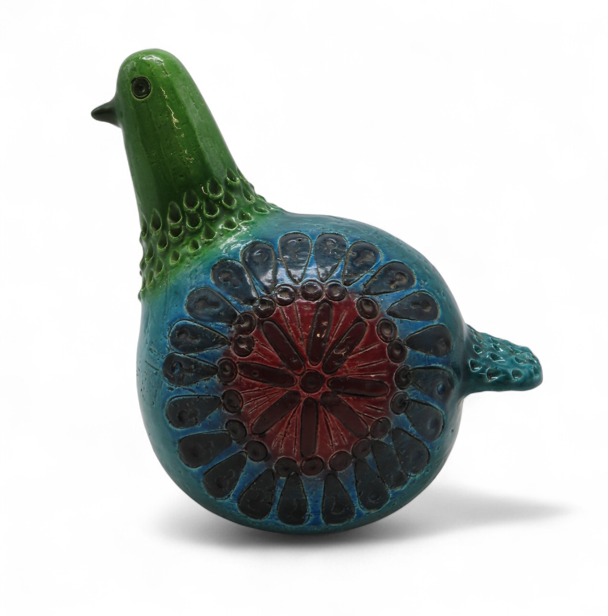 ALDO LONDI (1911-2003) FOR BITOSSI a ceramic model 'Gallina' (hen bird ...