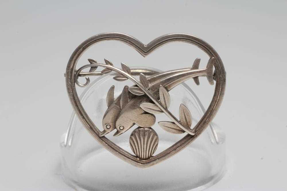 Georg Jensenジョージジェンセン337ブローチSV925