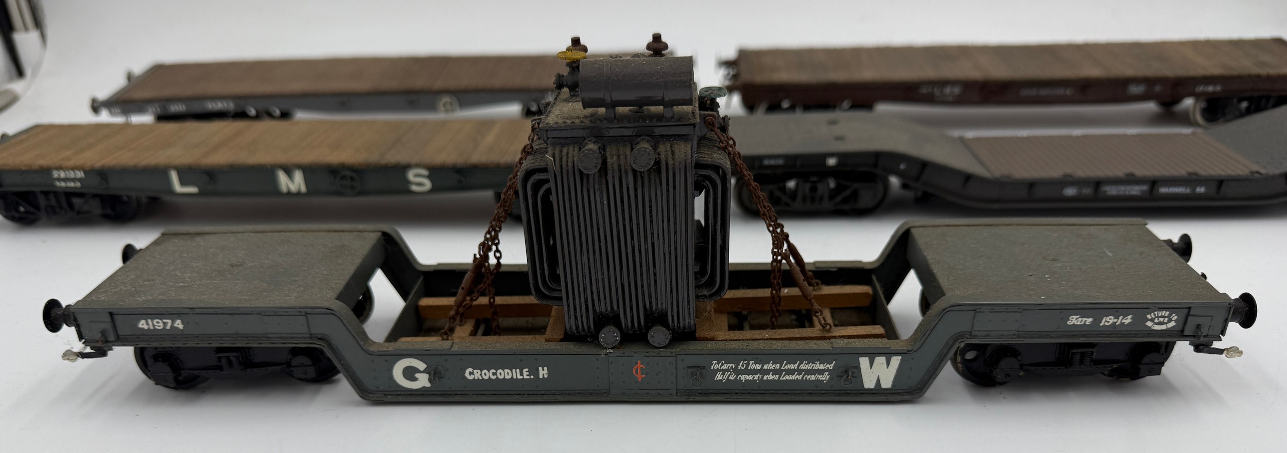 Warwell 0 Gauge Wagons to include Warwell Wagon 50 Ton, LMS 231331 40 Ton ...