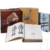 Vier Bücher über Blankwaffen und Schutzwaffen, DE/EN
