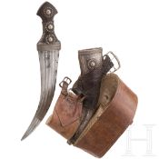 Silbermontierte Wahabiten-Djambia, Saudi-Arabien, 1. Hälfte 20. Jhdt.