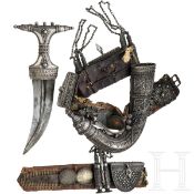 Beduinen-Djambia mit Gürtel, Yemen, 19. Jhdt.