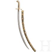 Silbermontierter und vergoldeter Prunksäbel, Dagestan, 20. Jhdt.
