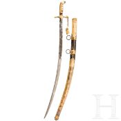 Goldmontierter Saif, Arabische Halbinsel, 19. Jhdt.