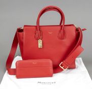 Moncrief, Cherry Red Brooke Leather