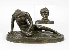 Bildhauer um 1900, sterbender Gallie