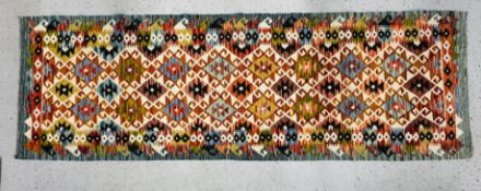 CHOBI KILIM RUNNER, 249 X 82.