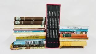 A BOX OF ASSORTED NORFOLK BOOKS INCLUDING BOX SET