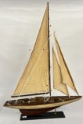 MODEL SAILING YACHT.