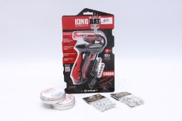 KING RAT COBRA SLING SHOT AS NEW + QUANTITY OF STEEL AND GLASS BB's - (NO POSTAGE OR PACKING