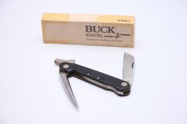A BOXED BUCK YACHTSMAN 315 POCKET KNIFE - (NO POSTAGE OR PACKING AVAILABLE)