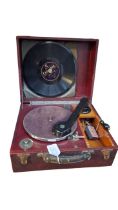 A Decca portable gramophone