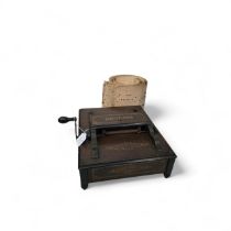 J M Draper - An English paper roll hand turned organette - circa 1900