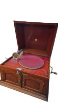 A Pathe table top Grande Gramophone - circa 1930's