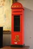 Faux Postbox hinged bookcase