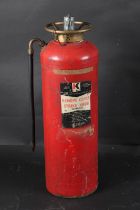 A VINTAGE KIDDE FIRE EXTINGUISHER.