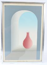 KING (20TH CENTURY) 'Pink Vase' colour print, Artists proof signed in pencil 62.5 x 43cm