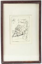 WALTER RICHARD SICKERT (1860-1942) 'Wellington House' etching 15 x 11cm