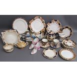 Ceramics including Wood & Son Windsor, Sutherland, Gladstone, Colclough, Osborne, Alfred Meakin