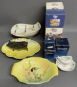 Royal Doulton Vietnamese pot bellied pig, 6 boxed Lilliput Lane cottage ornaments, 5 pieces of