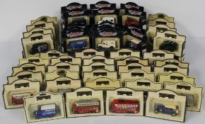 Selection of 65 Lledo diecast cars from the Vanguard and Days Gone range