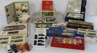 Selection of presentation/ collection packs of diecast cars, including 65yrs Beano, Kellogg's
