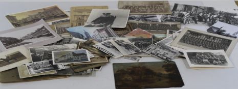Collection of black and white photos and ephemera relating to Louth including Lincolnshire Police