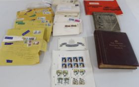 Three stamp albums Empire and UK, large collection of Canadian First Day Covers and some unfranked