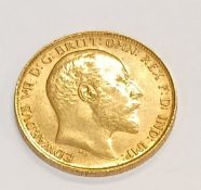 Edward VII gold half sovereign 1902