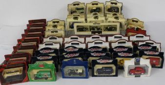 Mixture of Lledo and Matchbox diecast cars, Days Gone, Premier Collection and Vanguard