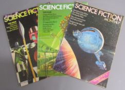3 Science Fiction Monthly magazines - Volume 1 No1, Volume 1 No 4, Volume 1 No 5